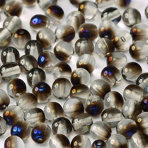 8mm Druk (Round) Bead - Crystal Azuro - 00030-22201