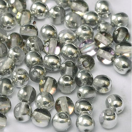 8mm Druk (Round) Bead - Crystal Vitrail Light - 00030-26536