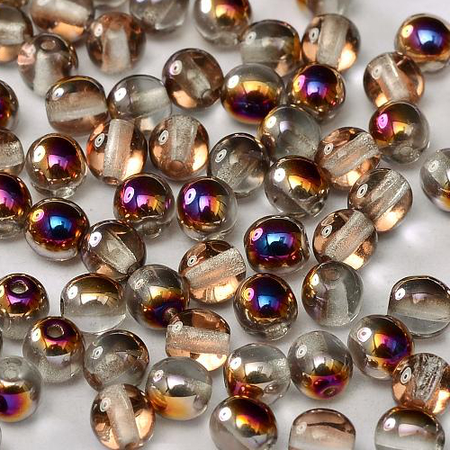 8mm Druk (Round) Bead - Crystal Sliperit - 00030-29500