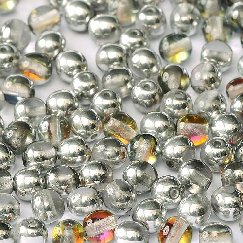 8mm Druk (Round) Bead - Crystal Volcano - 00030-29942