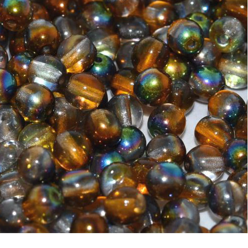 8mm Druk (Round) Bead - Crystal Magic Copper - 00030-95300