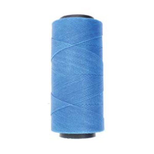 Brazilian 2 Ply Waxed Polyester Cord - PLY04-AZU - Azure Blues