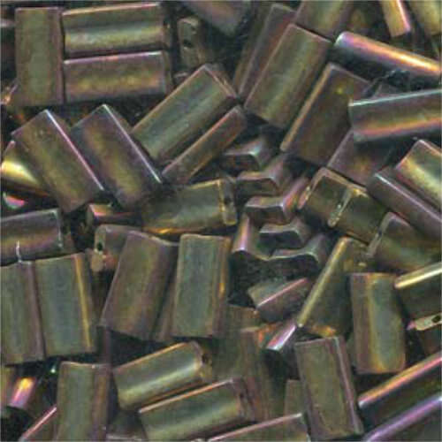 Miyuki Rectangle Bead - REC49-462 - Metallic Gold Iris