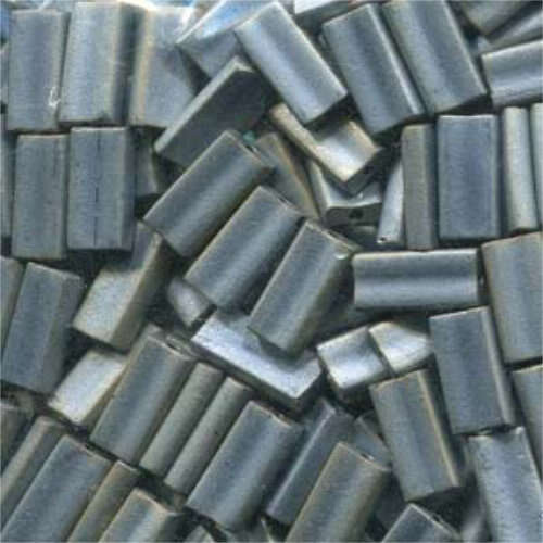 Miyuki Rectangle Bead - REC49-2002 - Matte Metallic Silver Grey