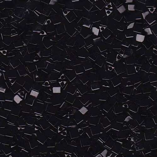 Miyuki 8/0 Sharp Triangle Bead - STR8-401 - Opaque Black