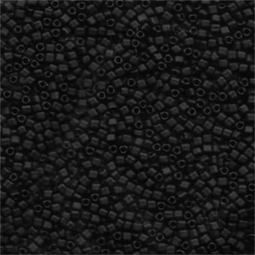 Miyuki 10/0 Triangle Bead - TR10-401F - Matte Opaque Black