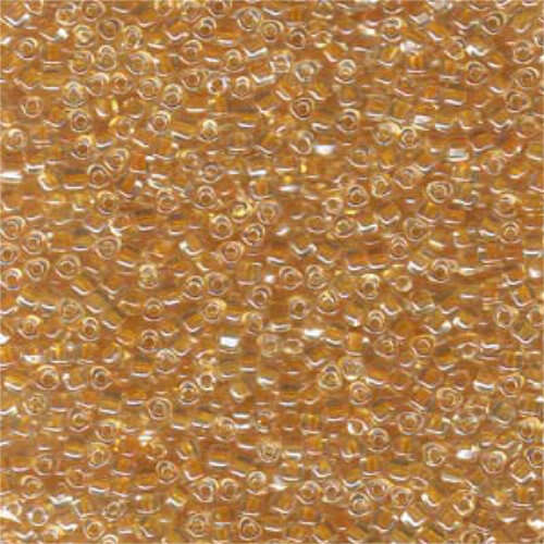 Miyuki 10/0 Triangle Bead - TR10-1107 - Tan Lined Crystal