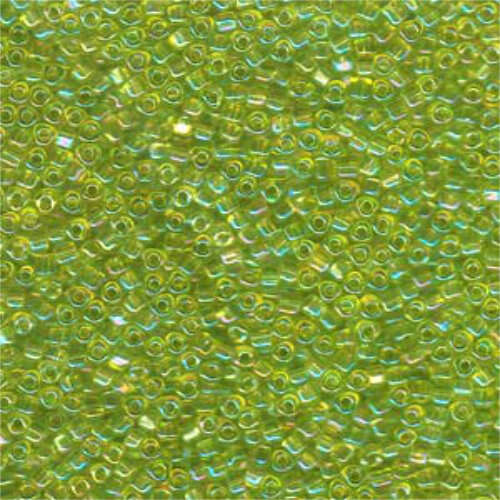 Miyuki 10/0 Triangle Bead - TR10-1153 - Lime Iris