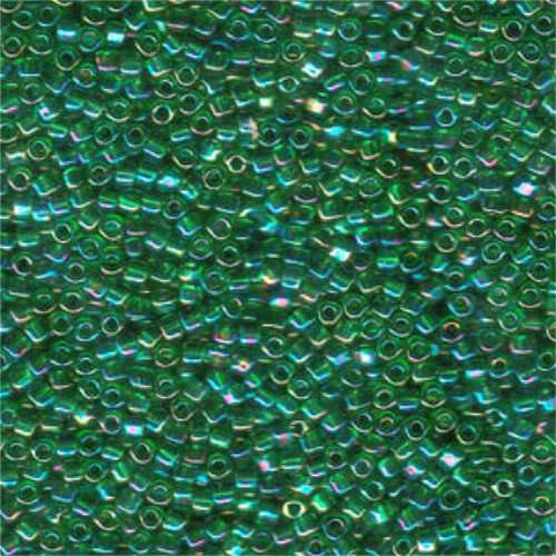 Miyuki 10/0 Triangle Bead - TR10-1154 - Green Iris