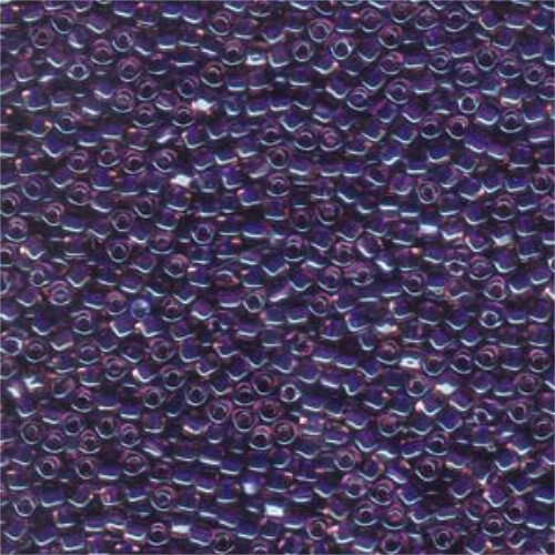 Miyuki 10/0 Triangle Bead - TR10-1835 - Amethyst Lined Purple