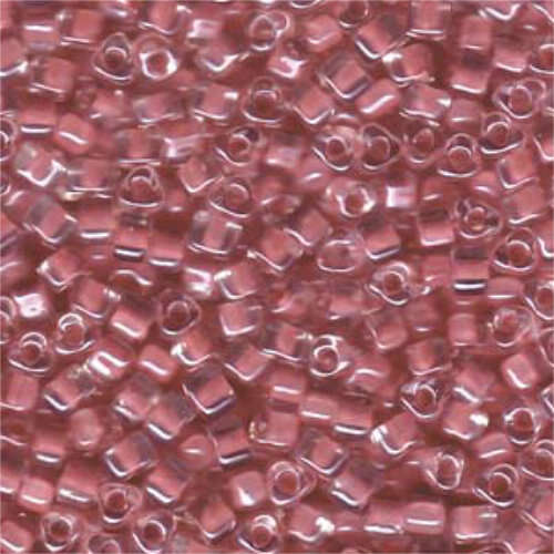 Miyuki 5/0 Triangle Bead - TR5-1109 - Pink Lined Crystal