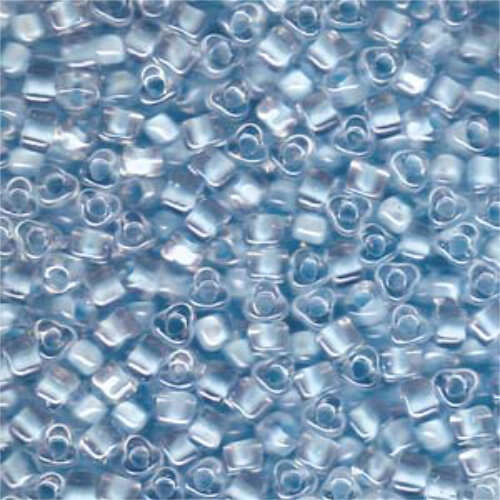 Miyuki 5/0 Triangle Bead - TR5-1112 - Ice Blue Lined Crystal