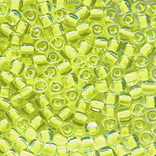 Miyuki 5/0 Triangle Bead - TR5-1119 - Lime Lined Crystal