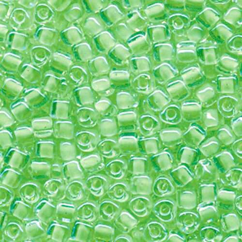 Miyuki 5/0 Triangle Bead - TR5-1120 - Light Green Lined Crystal