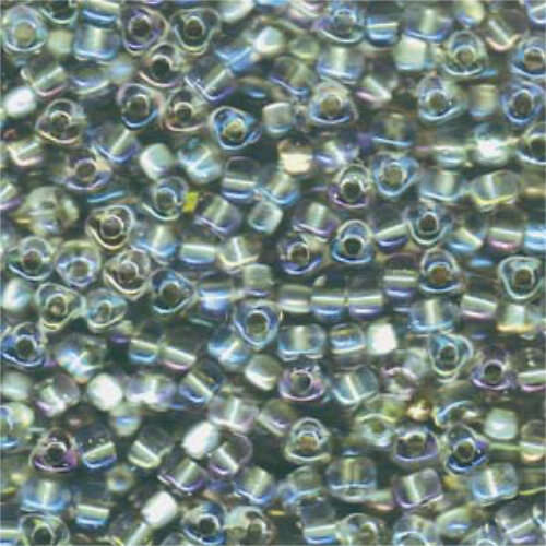 Miyuki 5/0 Triangle Bead - TR5-1135 - Foam Green Lined Crystal