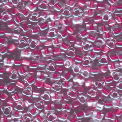 Miyuki 5/0 Triangle Bead - TR5-1554 - Cranberry Lined Crystal AB