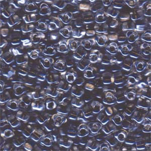 Miyuki 5/0 Triangle Bead - TR5-1559 - Dark Grey Lined Crystal AB