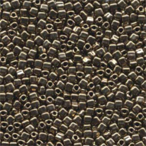 Miyuki 8/0 Triangle Bead - TR8-457 - Metallic Dark Bronze