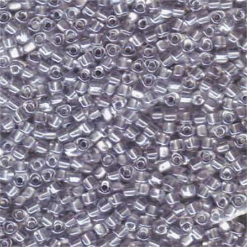 Miyuki 8/0 Triangle Bead - TR8-1105 - Platinum Lined Crystal