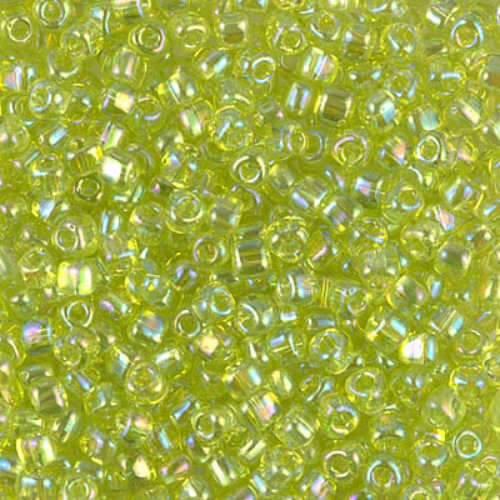 Miyuki 8/0 Triangle Bead - TR8-1153 - Lime Iris