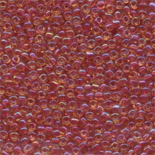 Miyuki 8/0 Triangle Bead - TR8-1163 - Cranberry Lined Topaz AB