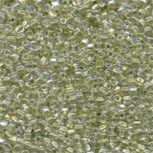 Miyuki 8/0 Triangle Bead - TR8-1527 - Celery Lined Crystal AB