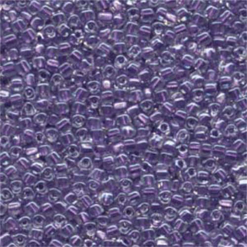 Miyuki 8/0 Triangle Bead - TR8-1531 - Amethyst Lined Crystal AB