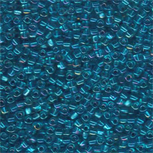 Miyuki 8/0 Triangle Bead - TR8-1823 - Blue Lined Aqua