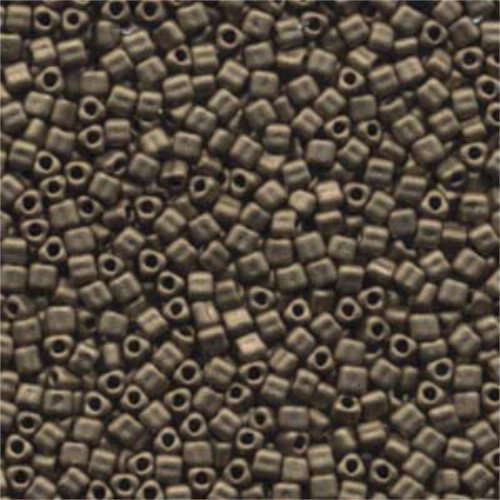 Miyuki 8/0 Triangle Bead - TR8-2006 - Matte Metallic Dark Bronze