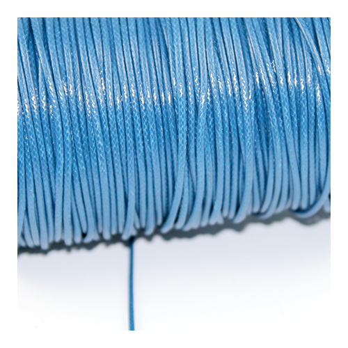 1.5mm Waxed Cotton Cord - Blue