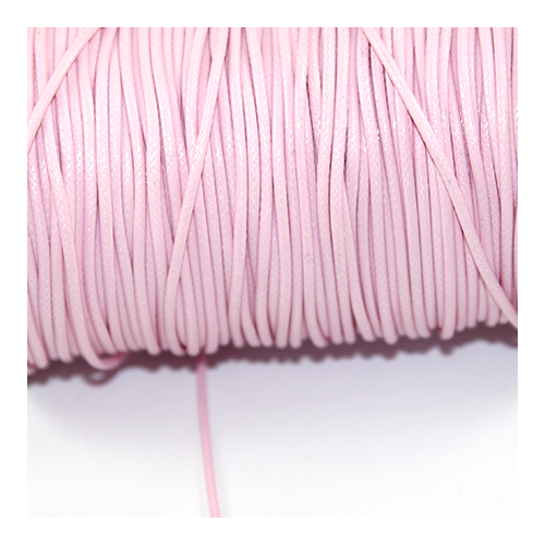 1.5mm Waxed Cotton Cord - Pale Pink