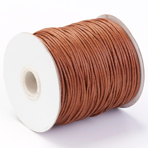 1.5mm Wax Cotton Cord - Toffee